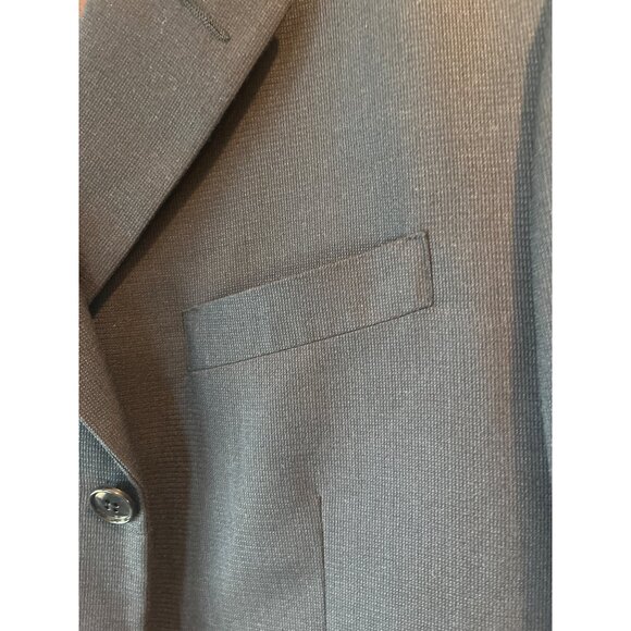 Bob & Taylor Mens Navy Blazer Jacket 42R 85% Wool Classic Fit Single Breasted 3- - Picture 9 of 9